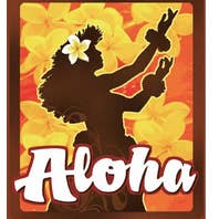 Aloha Hula Plumeria Decal for wholesale by nalu blue