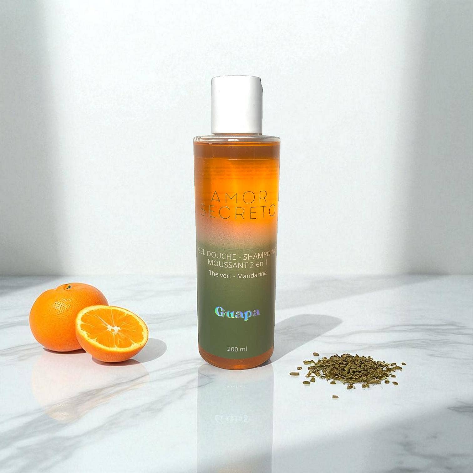 S2Z Cosmetics - Wholesale 2-in-1 Shampoo & Body Wash - 2-IN-1 FOAMING SHOWER GEL SHAMPOO – MANDARIN TEA 200ML3