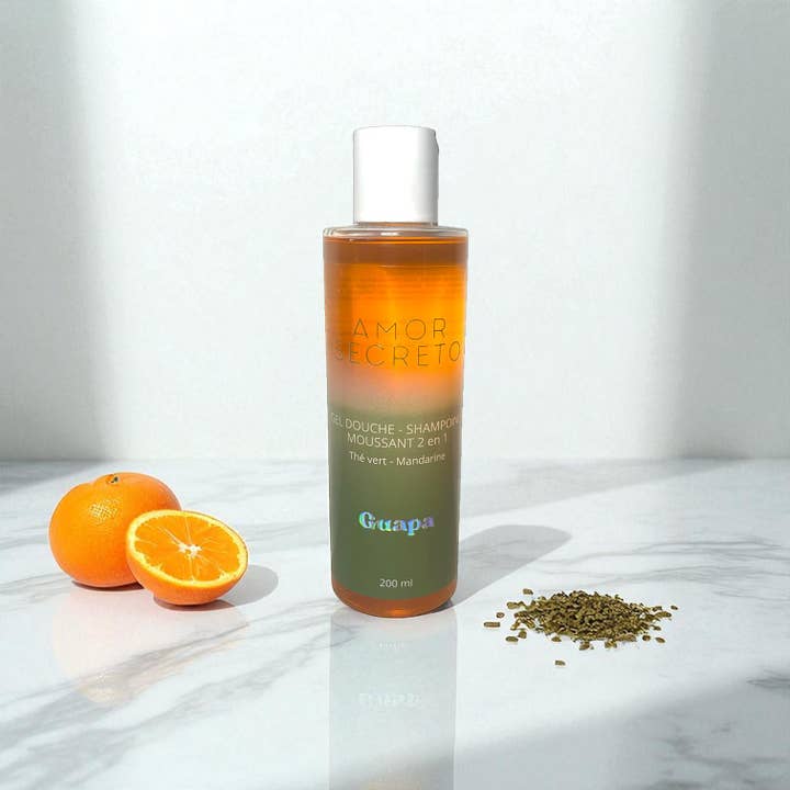 S2Z Cosmetics - Wholesale 2-in-1 Shampoo & Body Wash - 2-IN-1 FOAMING SHOWER GEL SHAMPOO – MANDARIN TEA 200ML3