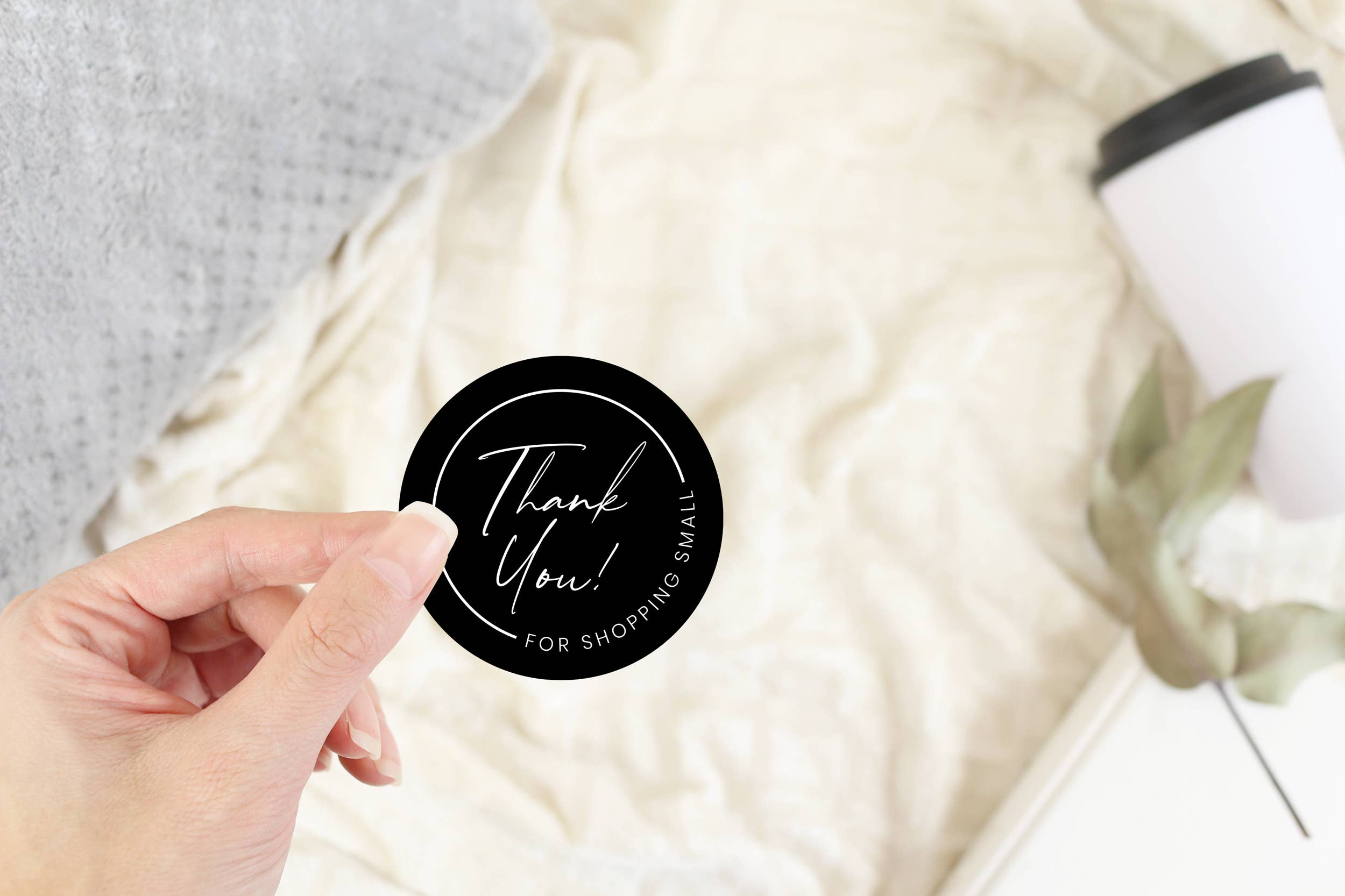 Send Me a Dream – wholesale Sticker – Roll of 250 Packaging Stickers-Thank You for Shopping Small6