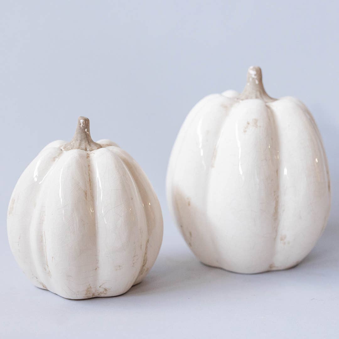 Forpost Trade Inc - Wholesale Decorative Tabletop Object - Ceramic Pumpkin, Large 0