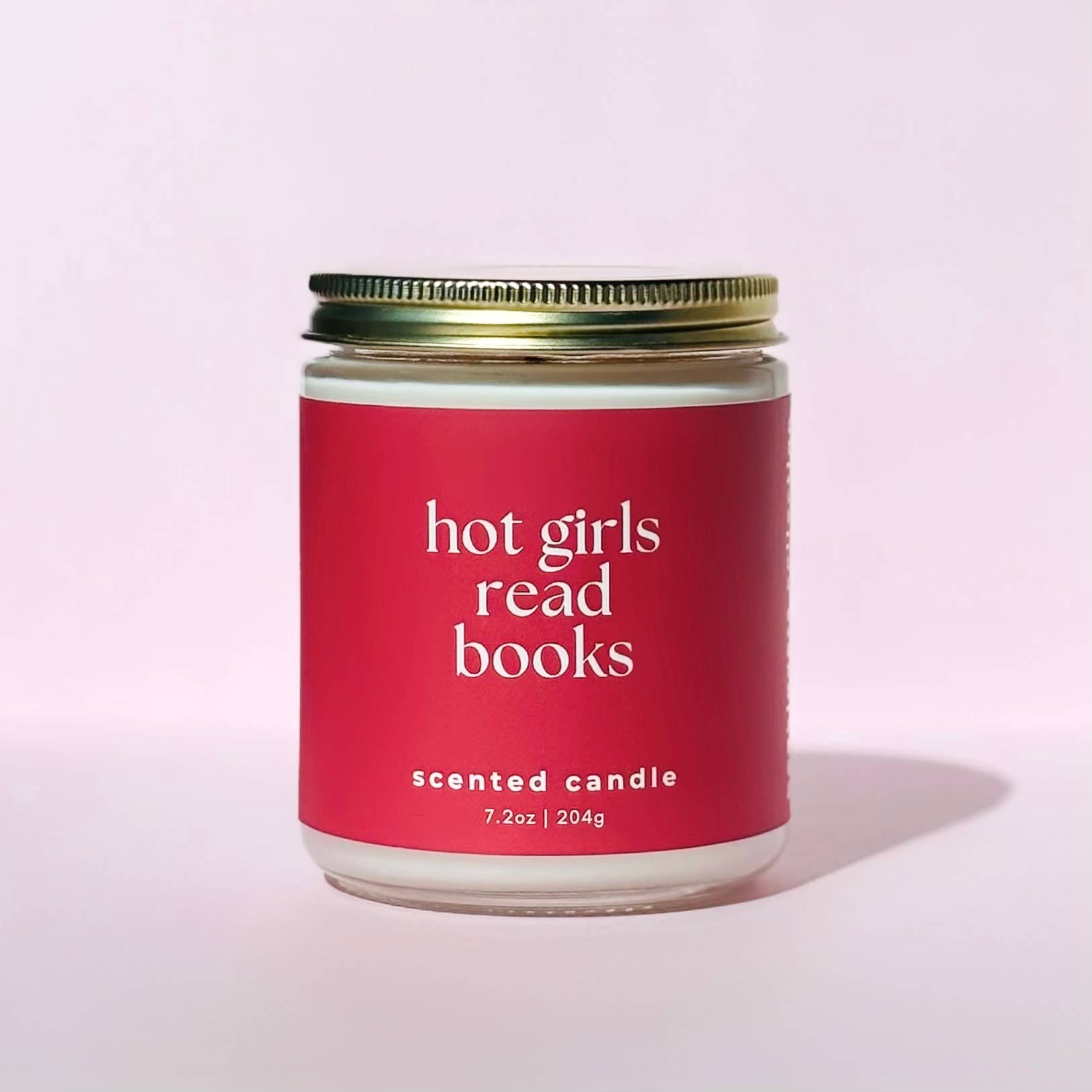Free Ethos - Wholesale Jar/Filled Candle - Hot Girls Read Books Candle | Fall Bookish Candle1