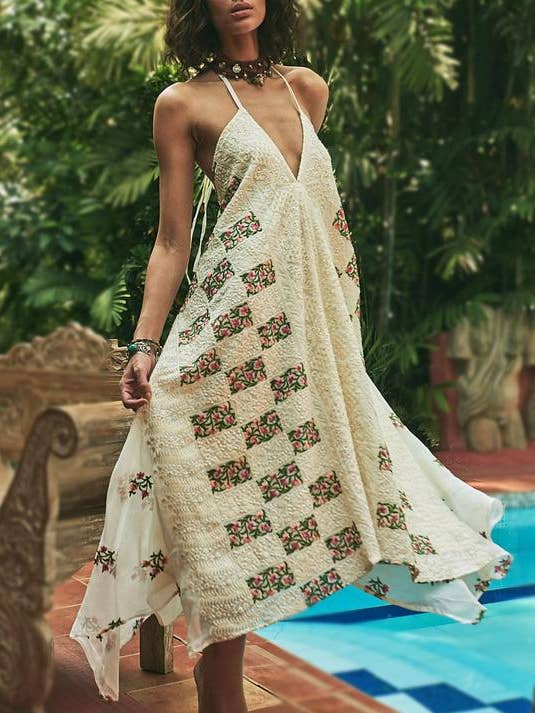 Robe maxi Flow pour la vente par Coco Bombay