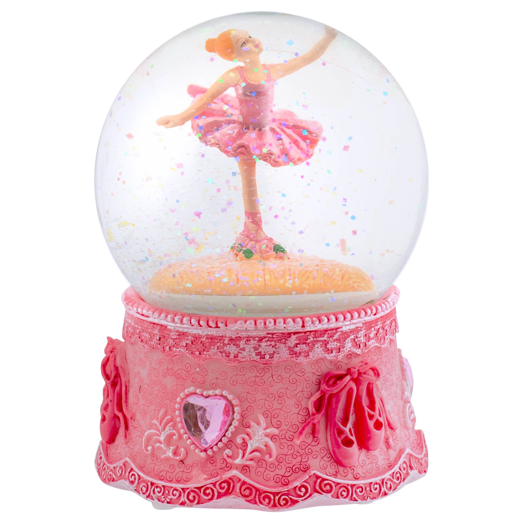 EAST AVENUE - Wholesale Snow Globe - Dancing Ballerina Rotating 100mm Musical Snow Globe1