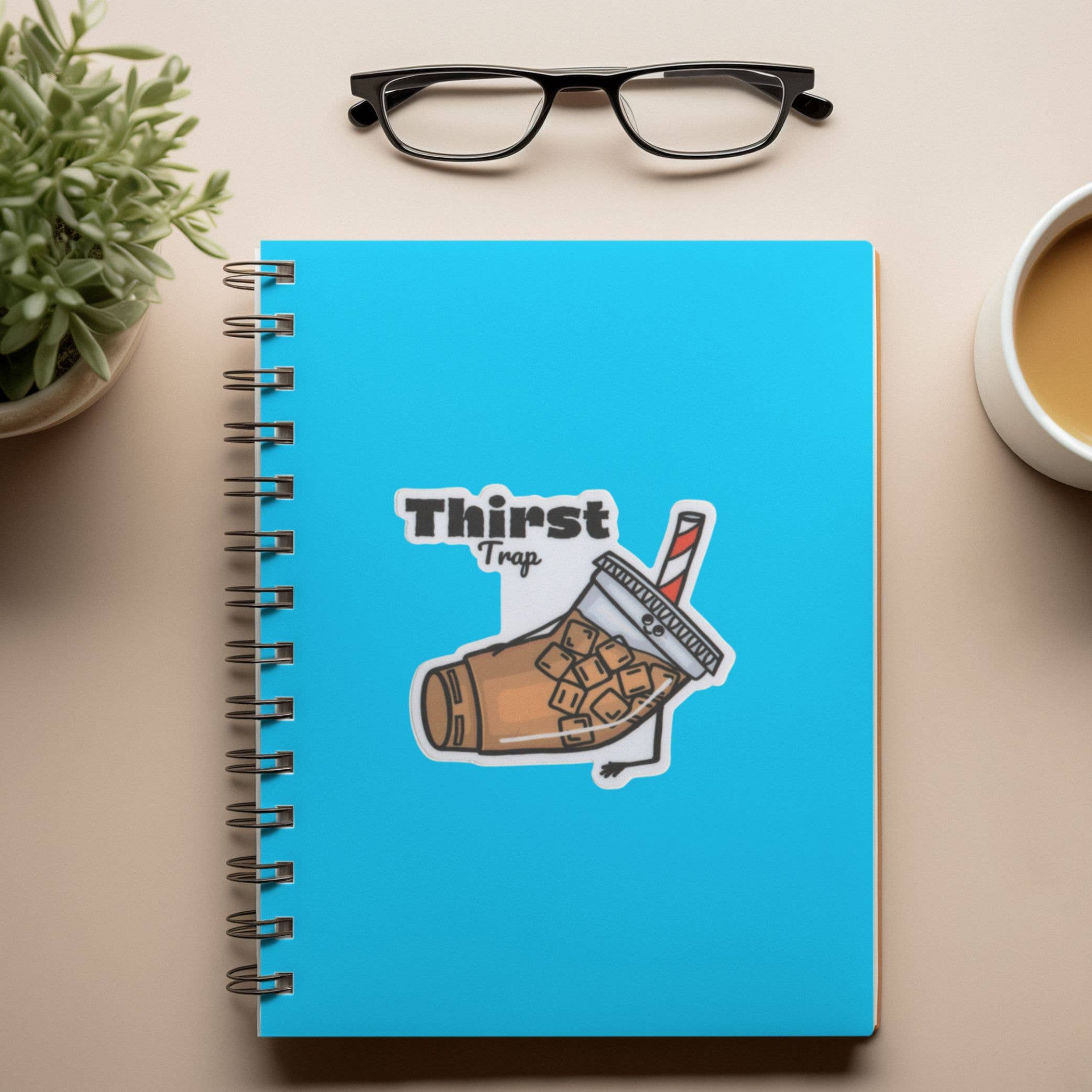 Punaballoo – Großhandel Aufkleber – Durstfalle – Eiskaffee Vinyl-Aufkleber - Wasserdicht & Matt6