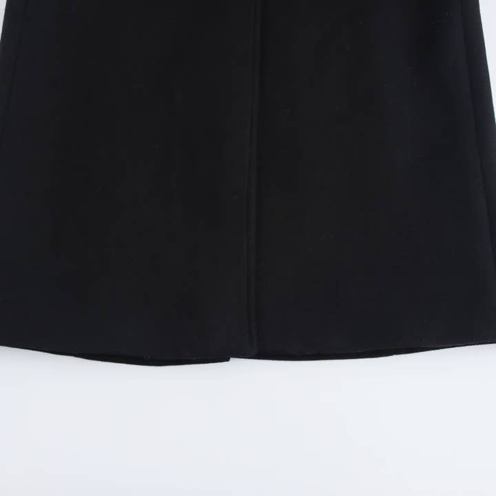 Marayn – wholesale Fur/faux fur coat – Women's – Chic Faux Fur Collar Belted Wool Coat 2025 Spring10