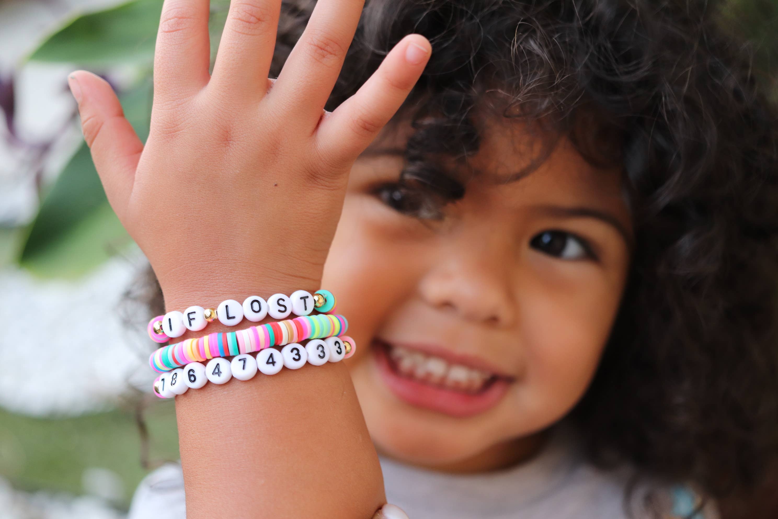 Anita's Accesorios - Wholesale Beaded Bracelet - Custom bead name bracelet  rainbow bracelet, heishi bracelet10