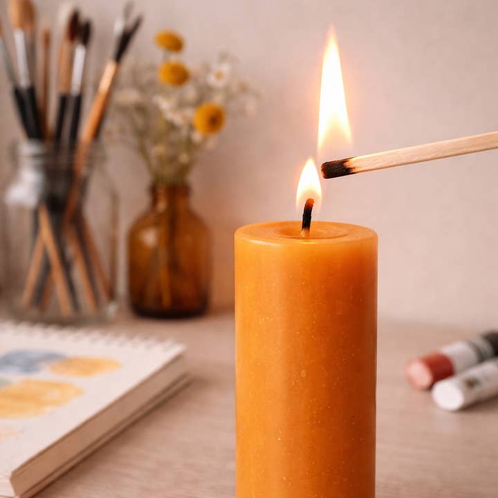 VIE - Vendita all'ingrosso Candele cilindriche/candelieri - Candele per Incantesimi fatte a mano e non profumate, confezione da 529