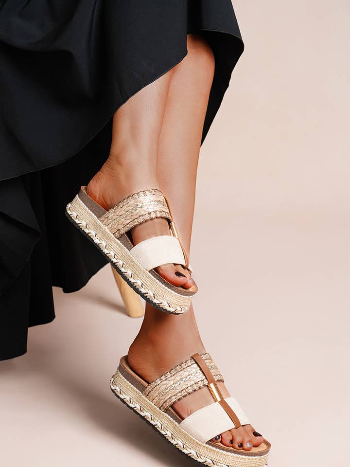 LADY GLORY - Wholesale Sandals - Women's - Wedge sandals, Bohemian elegance and comfort
