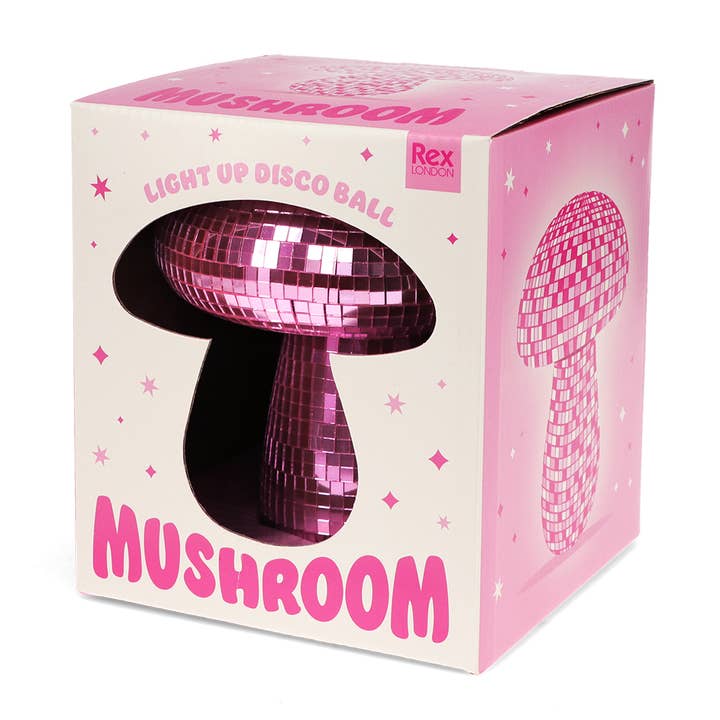 Disco mushroom table lamp - Pink for wholesale by Rex B2B - UK