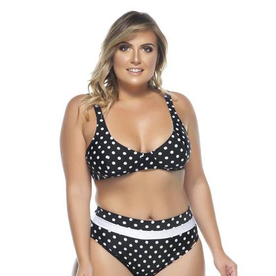 WIDE SIDE TWO COLORED BIKINI for wholesale by Lehona