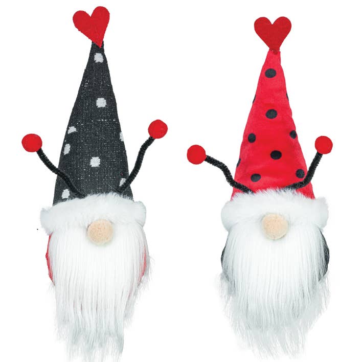 Buggy Spring Garden Gnome Ornament 2 Assorted for wholesale by Hanna's Handiworks