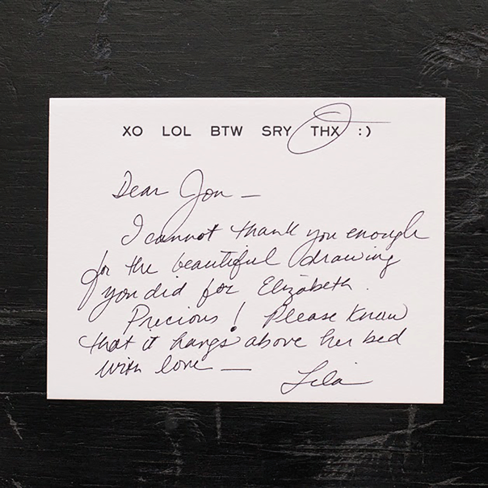 Ancesserie Letterpress - Vendita all'ingrosso Set di cartoleria/cancelleria - Messaggi di testo su carte Crane Note0