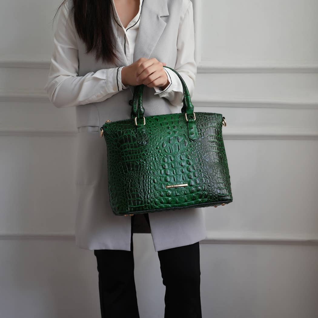 MKF Collection - Wholesale Tote Bag - Women's - MKF Collection Liora Croc Embossed Tote and Set Handbag.6