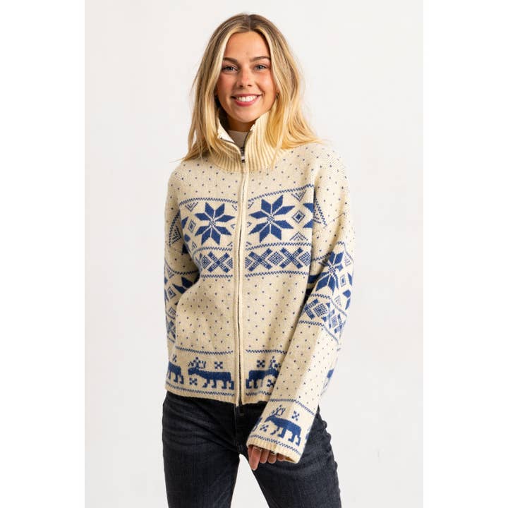 Favorite Girl - Venta al por mayor Chaqueta - Mujer - CHAQUETA NAVIDEÑA SELBUROSE CON CUELLO DE TORTUGA Y CREMALLERA