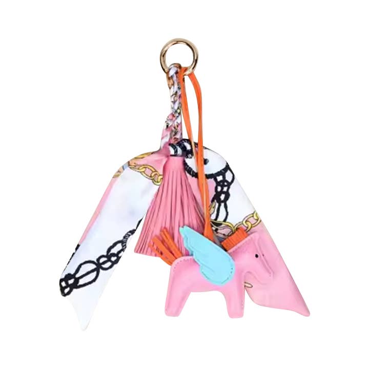 Malibu Sugar - Wholesale Purse/Bag Accessory - Women's - Horse Charm w/ Scarf Bag Charm as Christmas Gift -7 colors0