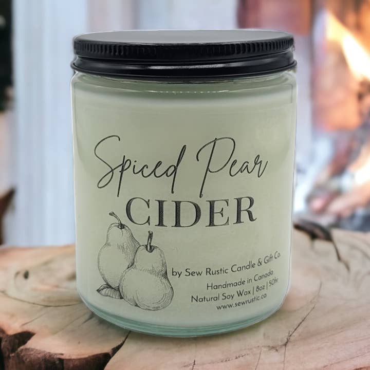 8oz Modern Jar for wholesale by Sew Rustic Candle & Gift Co