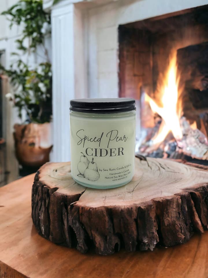 8oz Modern Jar for wholesale by Sew Rustic Candle & Gift Co