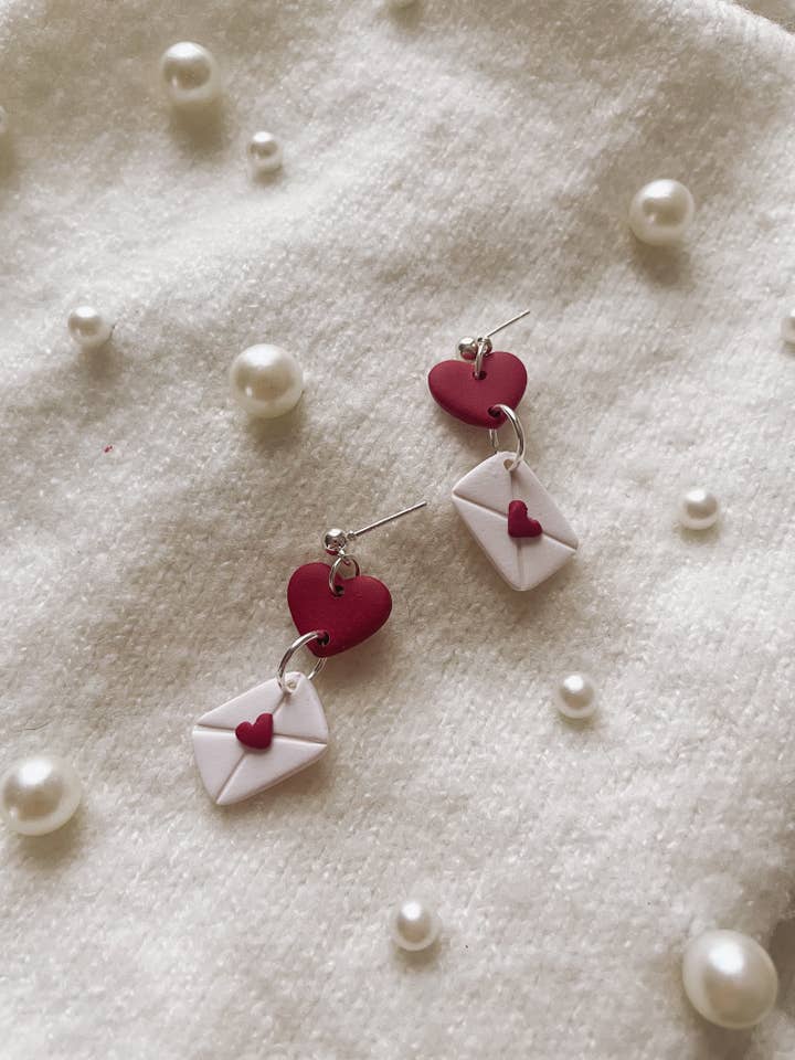 Orecchini Love Note, Regali di San Valentino per la vendita all'ingrosso da parte di Placed by Grace