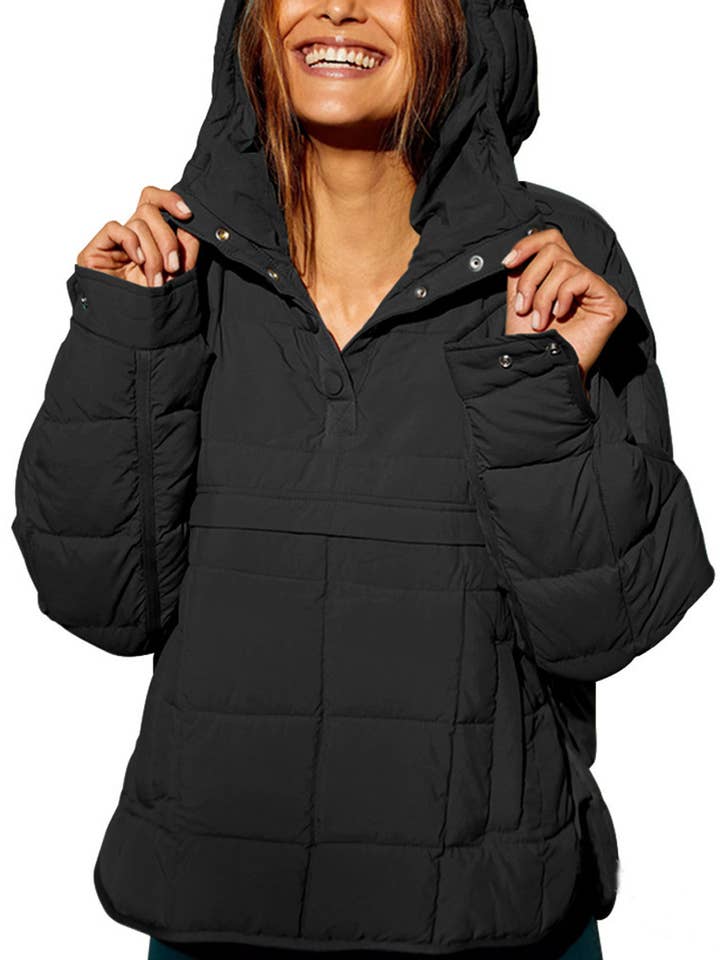 Rosa Clothing - Wholesale Puffer Jacket - Women's - Leisure Lightweight Pullover Puffer Quilted jacket