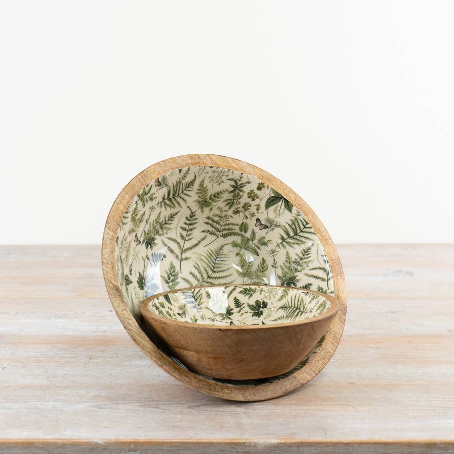 Gainsborough Giftware x Portland Living – wholesale Wreath – Fern Print Bowl, 17cm2