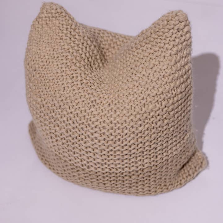 BHD HOME - Wholesale Chair cushion - Crochet Natural and Beige Knotted 65 x 65cm3