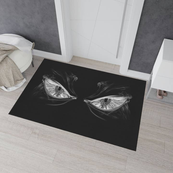 Angry Eyes Heavy Duty Floor Mat for wholesale by Pioneer Kitty Market
