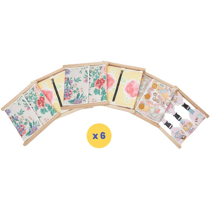 Observe édition - Wholesale Wood Toy - Kids - Upcycled Montessori Dressing Frames22