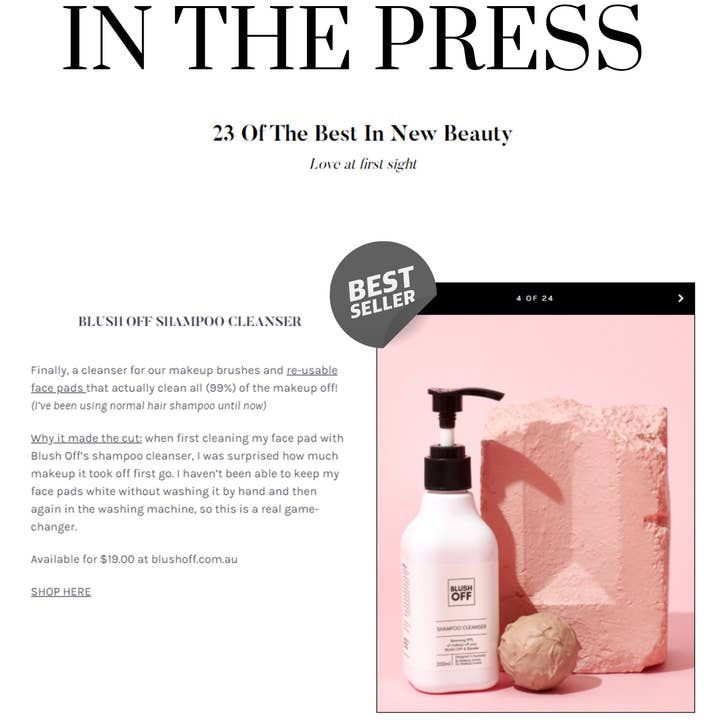 Blush Off Australia - Wholesale Makeup brush cleaner - Shampoo Cleanser 200ml2