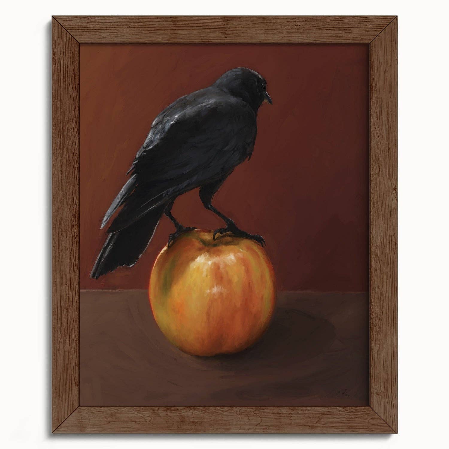 The Ugly Cat Studio - Wholesale Art Print - Moody City Crow Art Print11