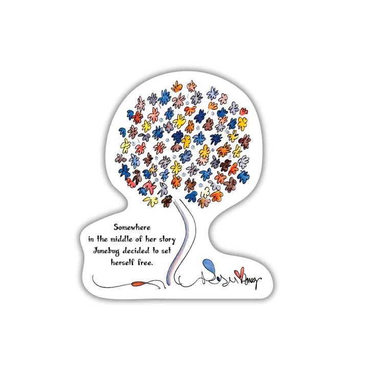 JUNEBUG | Autocollant en vinyle pour la vente par Trees Have Feelings