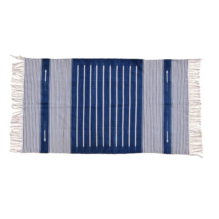 Tappeto in cotone 100% tessuto a mano FL 11, realizzato in India. per la vendita all'ingrosso da parte di Jaipur RugHauz