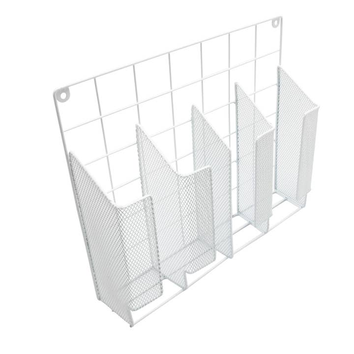 4 Compartment Wall Mount Kitchen Storage Wrap Rack for wholesale by YBM HOME INC.