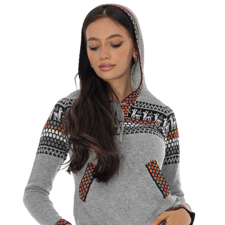 Pull femme style bohème avec capuche Gris BR2865 et autres tendances Résultats pour pull à capuche en vente B2B. Retours gratuits et paiement à 60 jours sur Faire sur Faire.