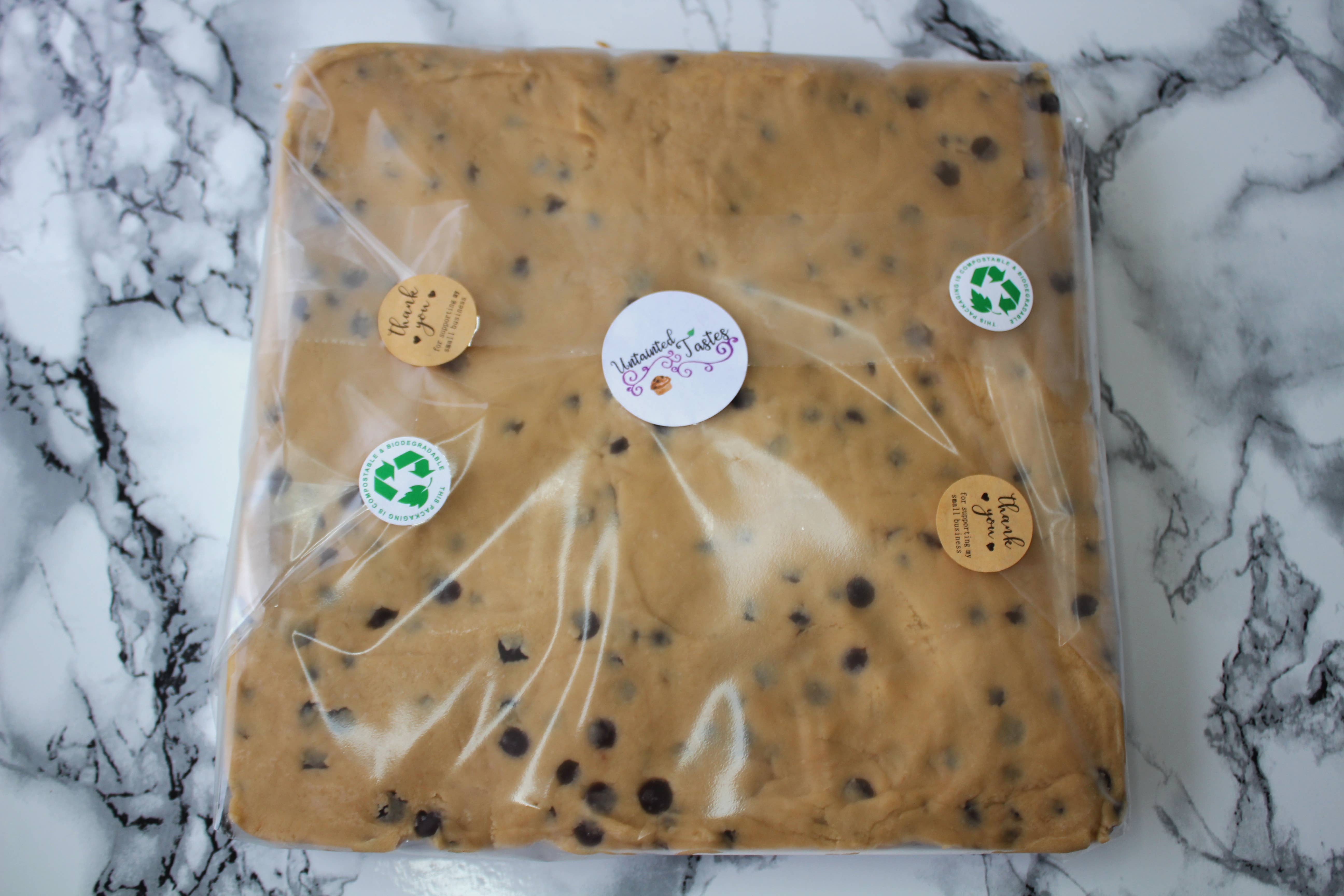 Untainted Tastes – wholesale Brownie – Cookie Dough Brownies (Vegan)4