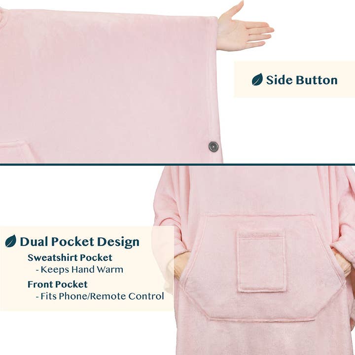 Pavilia - Vente Poncho – femme - Couverture poncho à capuche cache-cou8