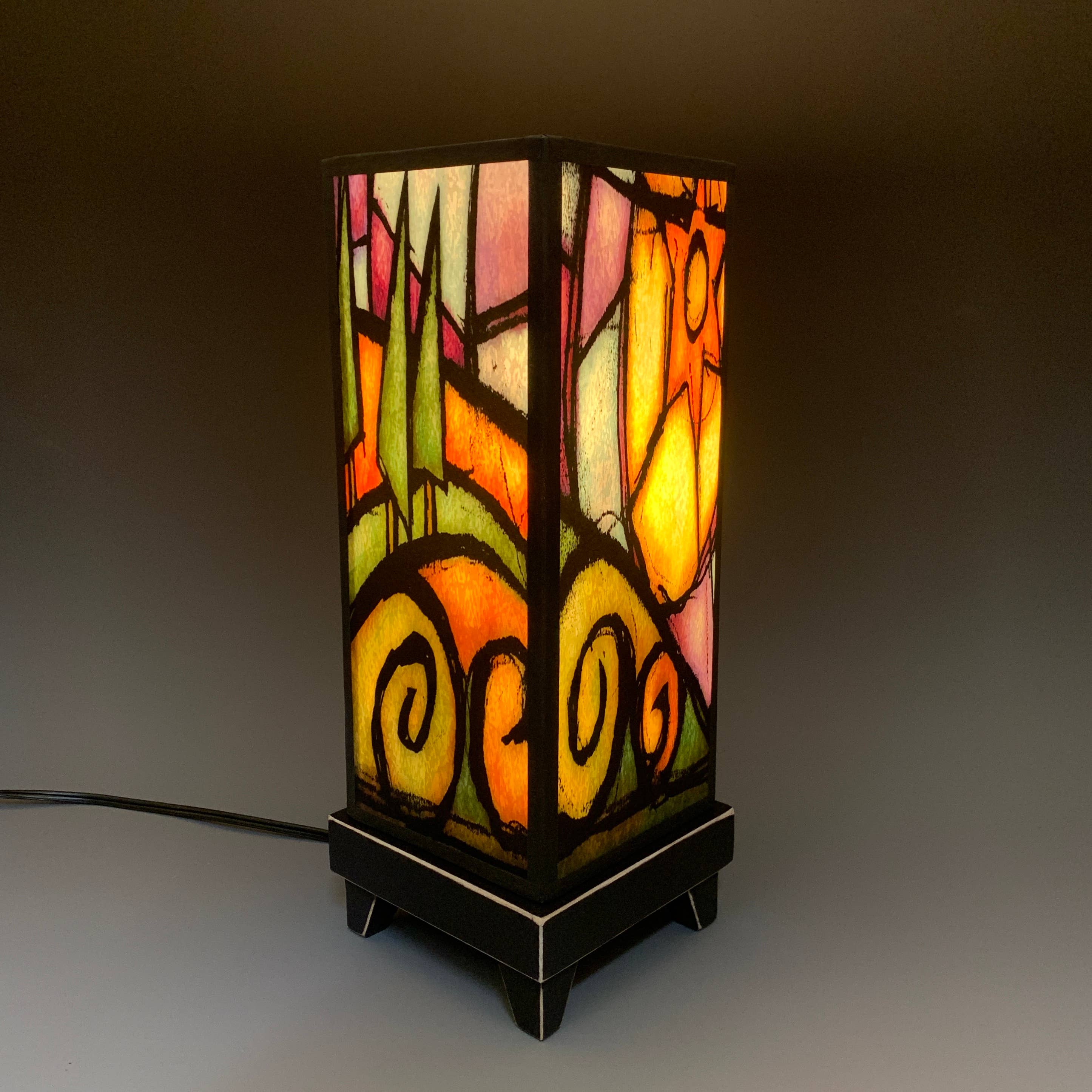 Macone Clay / Spooner Creek - Wholesale Accent/Desk Lamp - ML99 - Tree and Hill Lamp2