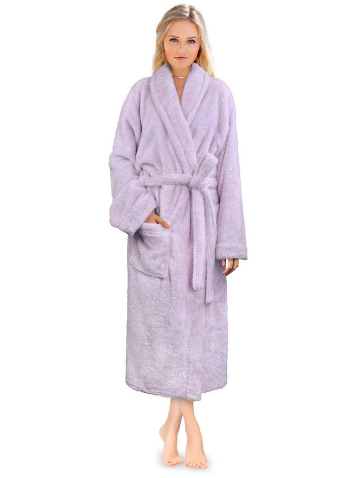 Pavilia - Wholesale Robe - Women's - Women's Sherpa Fluffy Robe