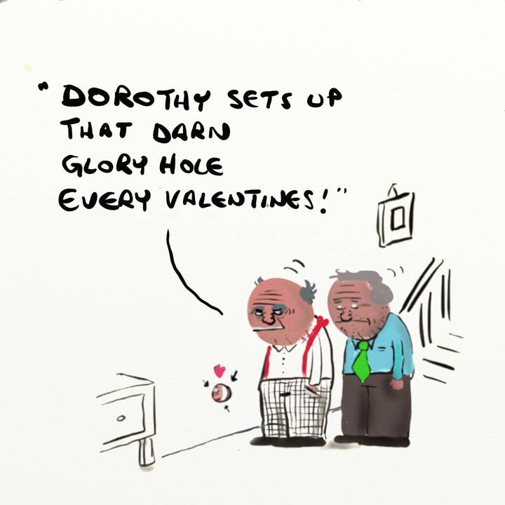 Glory Hole de la Saint-Valentin pour la vente par Do Something David