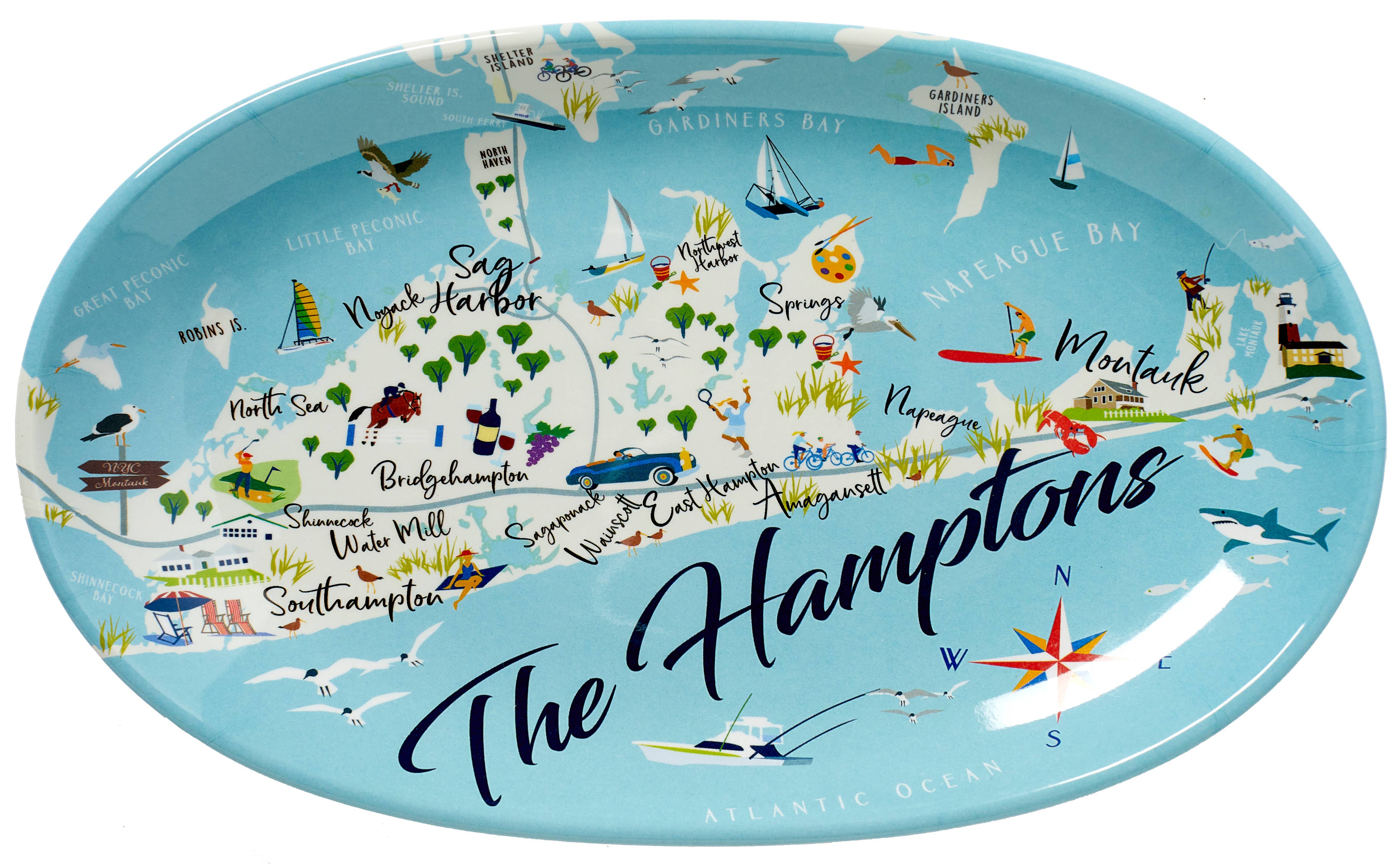 The Hamptons - Bandeja tidbit (21,9 cm) para venta al por mayor de Galleyware