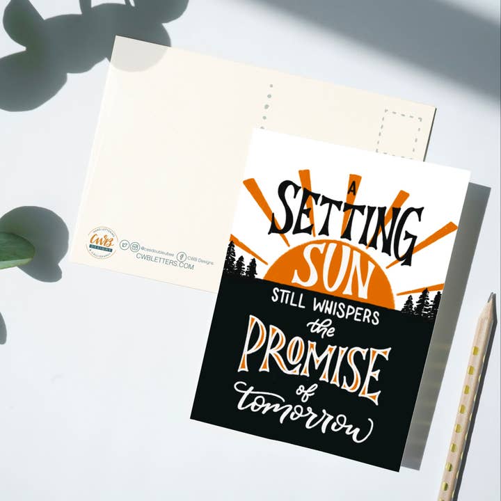 Promise of Tomorrow Postkarte, 10,2 x 15,2 cm für den Großhandel von CWB Designs