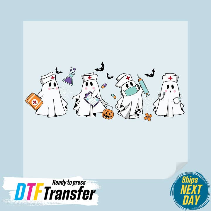 Halloween Nurse DTF Transfer for wholesale by DTF Office