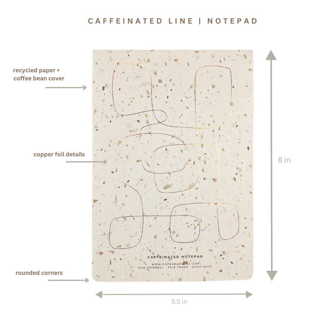 Paper Baristas – Engroshandel Notesbog – Journalblok med genbrugt kaffegrums og papir2