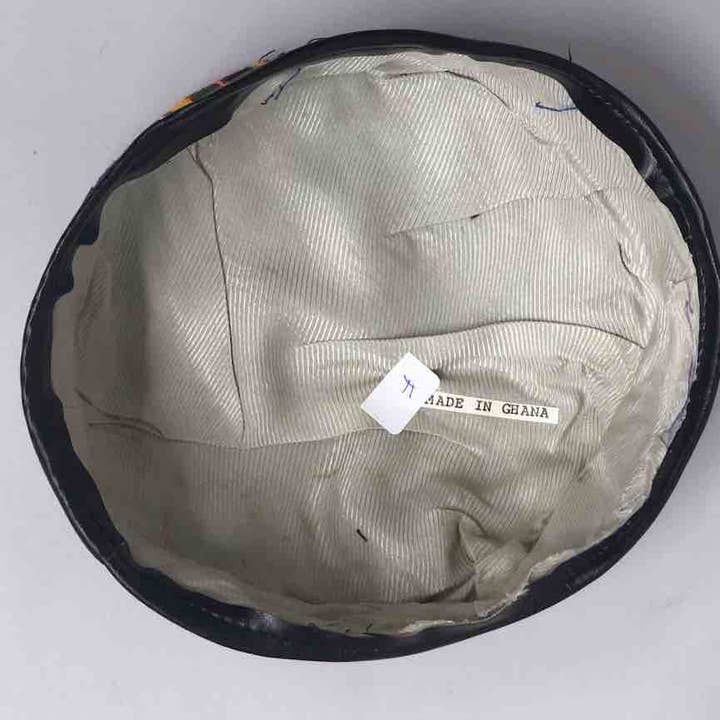 The Niger Bend - Venta al por mayor Gorra de béisbol - Unisex - Sombrero de hombre kufi africano de tela Ashanti Kente genuina de gran tamaño | 23 11/16»5