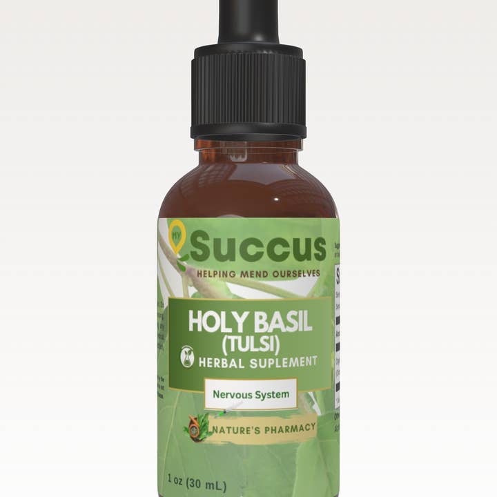 Holy Basil (Tulsi) Tincture - Promotes Natural Wellness for wholesale by Succus
