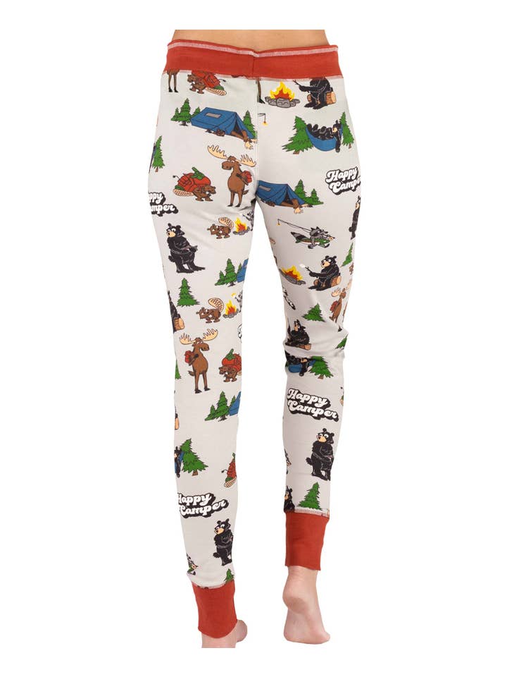 Lazy One - Wholesale Sleepwear bottom – women's - Happy Camper Women's Pajama Leggings3