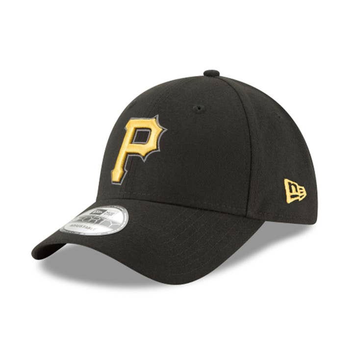 PITTSBURGH PIRATES 9FORTY MLB NEW ERA ZWARTE VERSTELBARE PET voor wholesale door Rat City Sk8 Shop