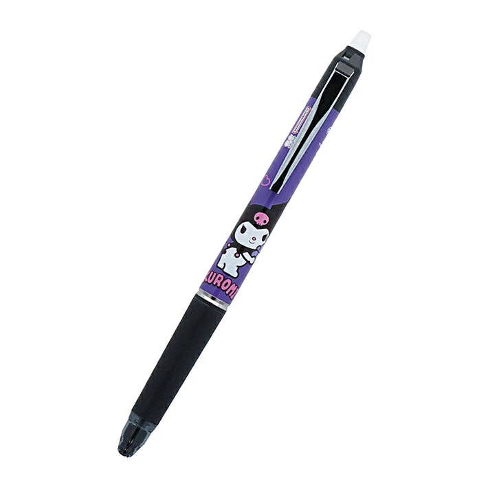 Sanrio Frixion Erasable Gel Pen 0.5mm — Kuromi for wholesale by Paper Poetry Club