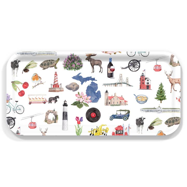 The Muddy Dog - Wholesale Serving Tray - Michigan Forever! Serving Tray: Three Sizes2