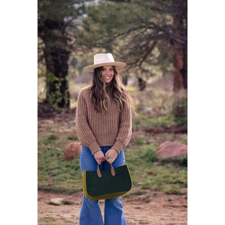 Fibres of Life - Wool & Felt - Wholesale Tote Bag - Women's - The Grab-&-Go Carry All | Felt Wool Tote Bag | Soft Yarn Bag29